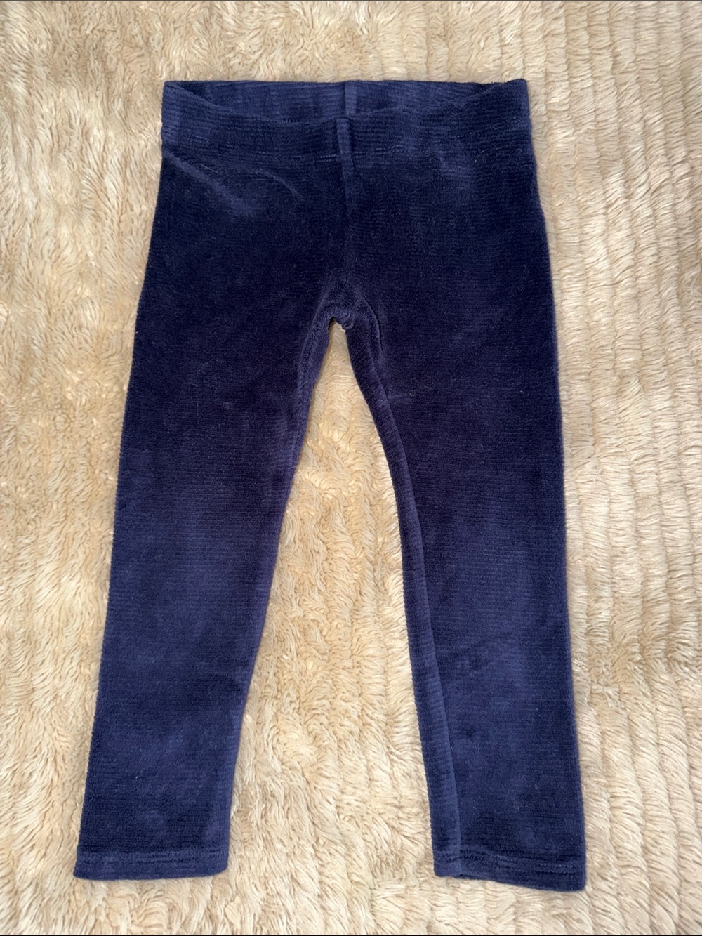 Tucker + Tate Navy Velvet Kids Leggings